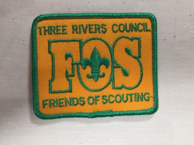 Three Rivers Council FOS Friends of Scouting BSA Activity Patch | eBay