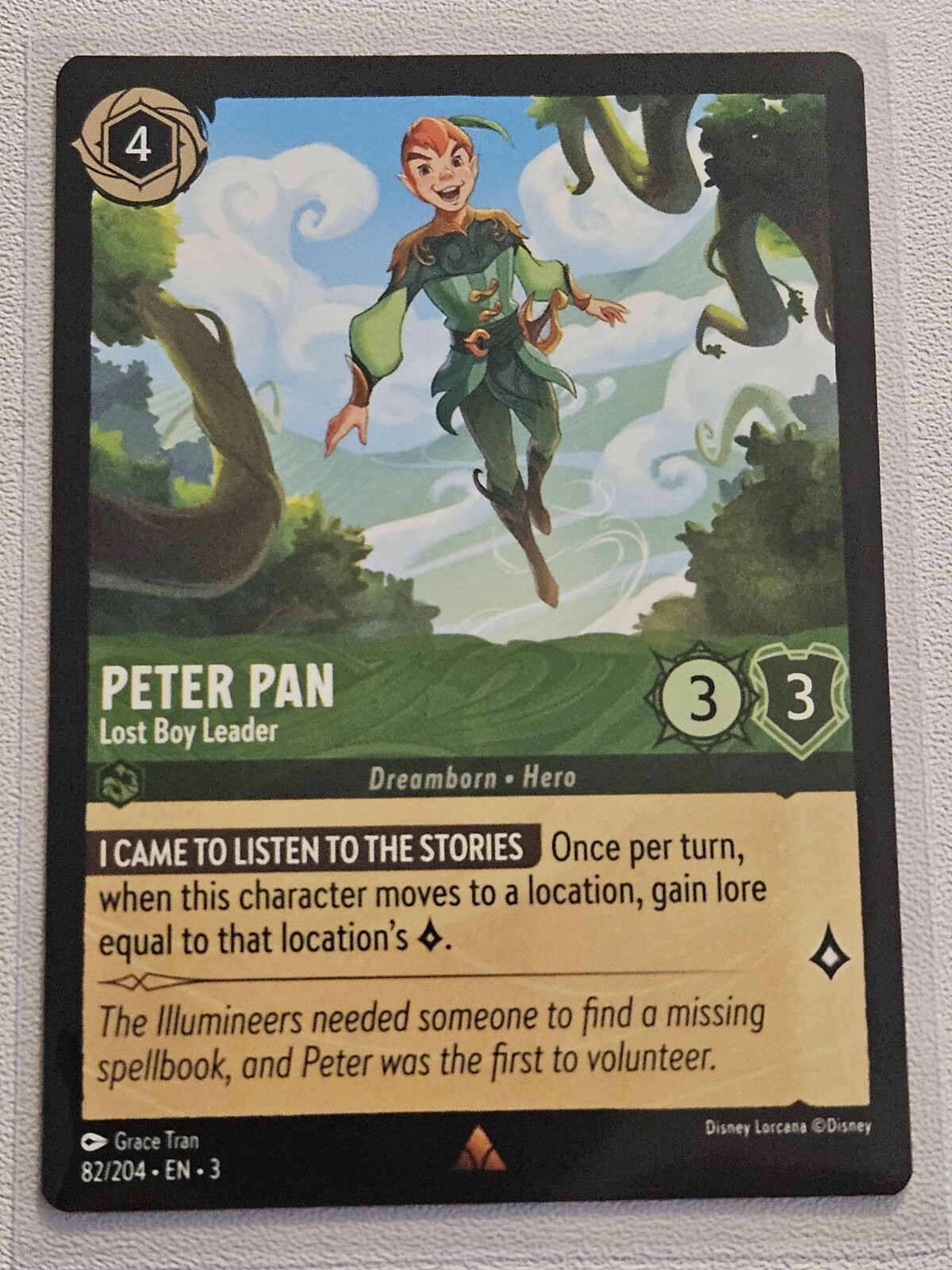 Peter Pan - Lost Boy Leader - 82/204 - Rare Lorcana Into the Inklands M/NM