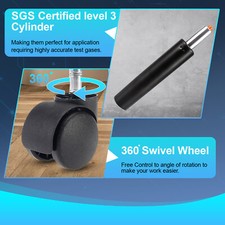 Office Chair PC Gaming Chair Ergonomic PU Leather Executive Chair Lumbar Support 5