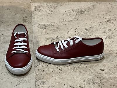 GUCCI. Microsoft Rossi Leather Sneakers Size Gucci 9.5/ US 10.5 | eBay