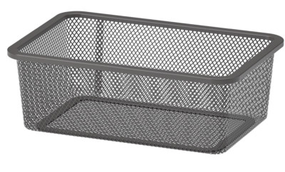 IKEA TROFAST Gitter-Aufbewahrungsbox, dunkelgrau, 20x30x10 cm