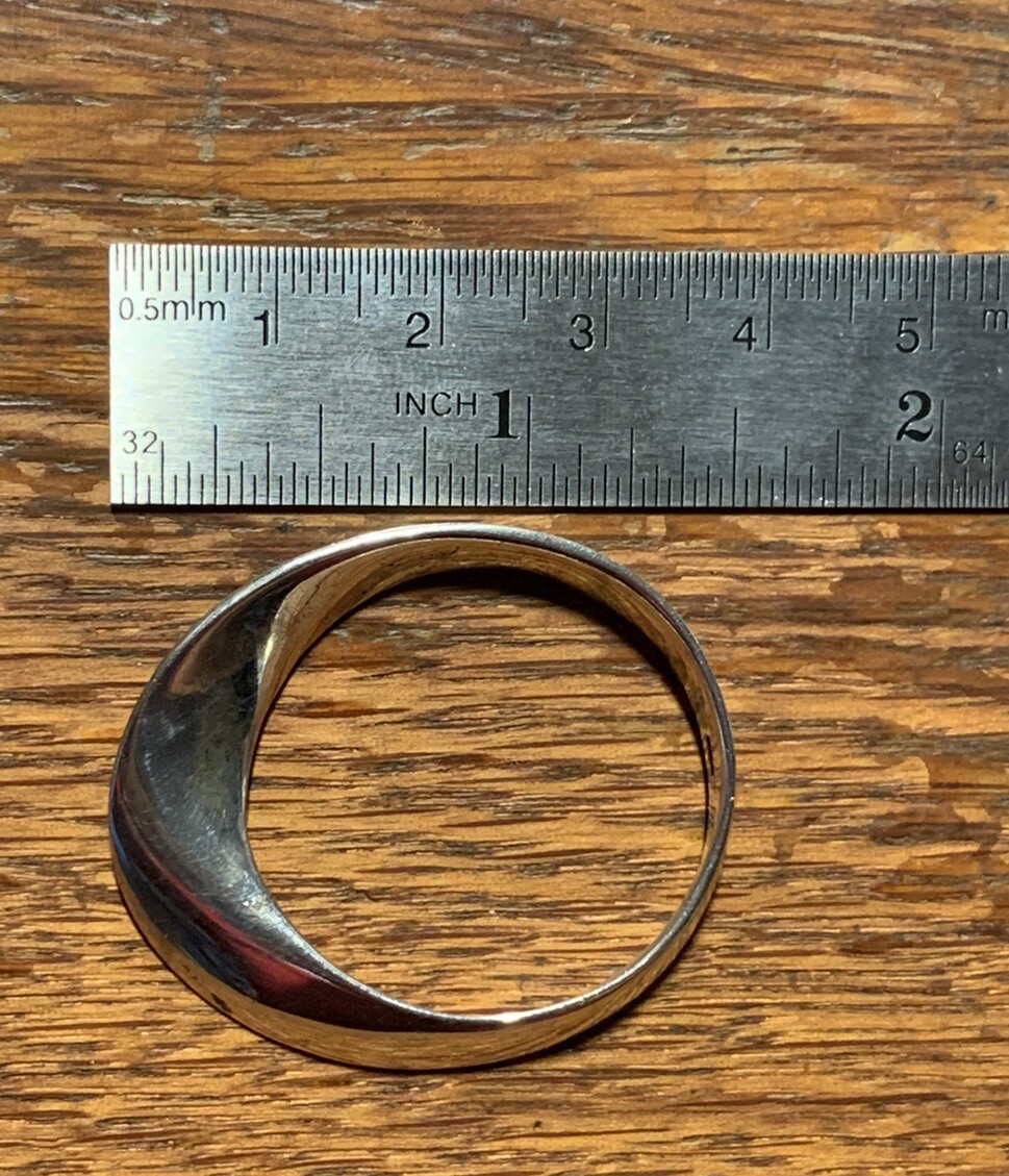 Sterling Silver Infinity Circle Möbius Pendant - image 6