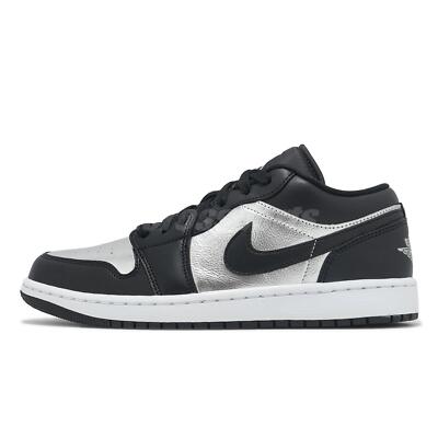Nike Wmns Air Jordan 1 Low AJ1 Silver Toe Women Unisex Casual