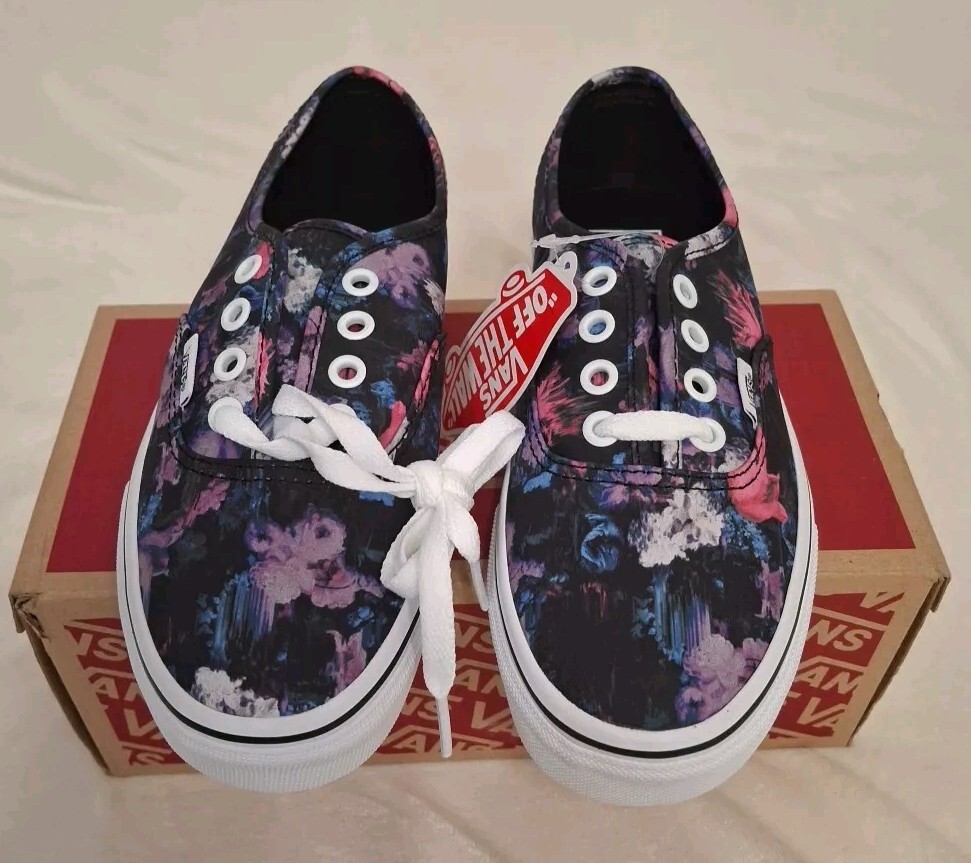 Vans Authentic classic wrapped floral, 5.0 womens 3.5 mens