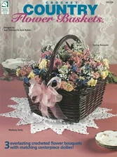 Country Flower Baskets Carnation Small & Large Roses Pineapple Tulip BOOK