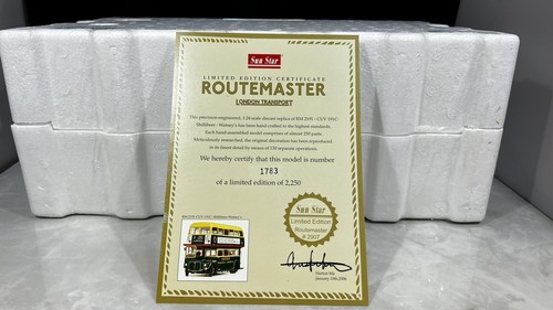 SUNSTAR - ROUTEMASTER OMNIBUS - SHILLIBEER/WATNEY- 1/24 SCALE MODEL BUS REF 2907 - Picture 5 of 7