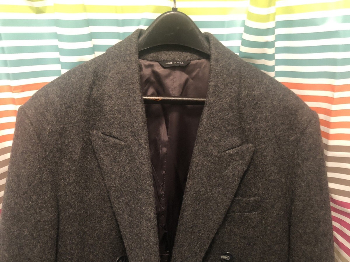 【20AW・定価13万】Gently Wool Big Sleeve Coat Miluxas Men's Oversized Long Faux Wool Blend Trench Coat