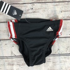 Adidas Solid Splice Brief Swimsuit - Size 22