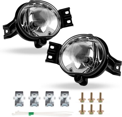 Bumper Fog Lights Lamps Fit For  2002-2008 Dodge Ram 1500 03-09 2500 3500 Glass