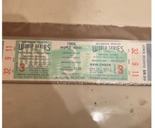 BALTIMORE ORIOLES WORLD SERIES AND PLAYOFFS FULL, UNUSED, NR. MT./MT. TICKET SET