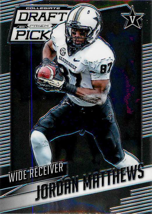 Jordan Matthews 51 2015 Panini Prizm Draft Picks Vanderbilt Commodores