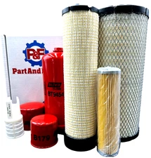 P&F Filter Kit Maintenance Kit Compatible with Takeuchi TL130 Engine 4TNV98-YTBL