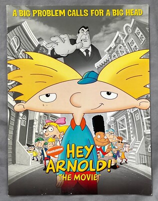 HEY ARNOLD ! The Movie 2002  PARAMOUNT Fold Out CREDIT SHEET for PREMIERE