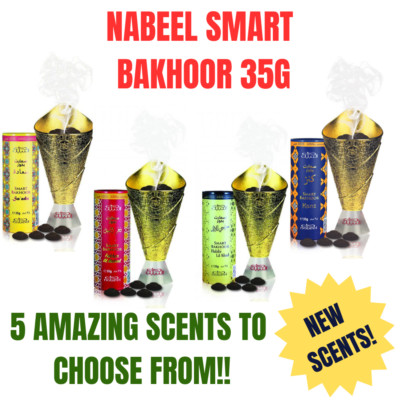 NEW Nabeel Smart Bakhoor Incense Collection Original Oudh Scents - 5 scents!