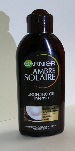 garnier sun tan oil