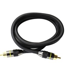 OPEN BOX 6' Single Digital Coaxial Cable RCA Connectors, DVD, HDTV, DirectTV