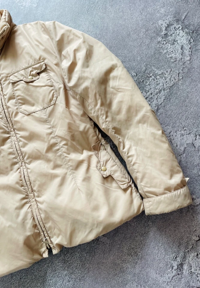 Add Down Italian Beige Goose Down Womens Jacket Size IT 44 - Image 4 of 4