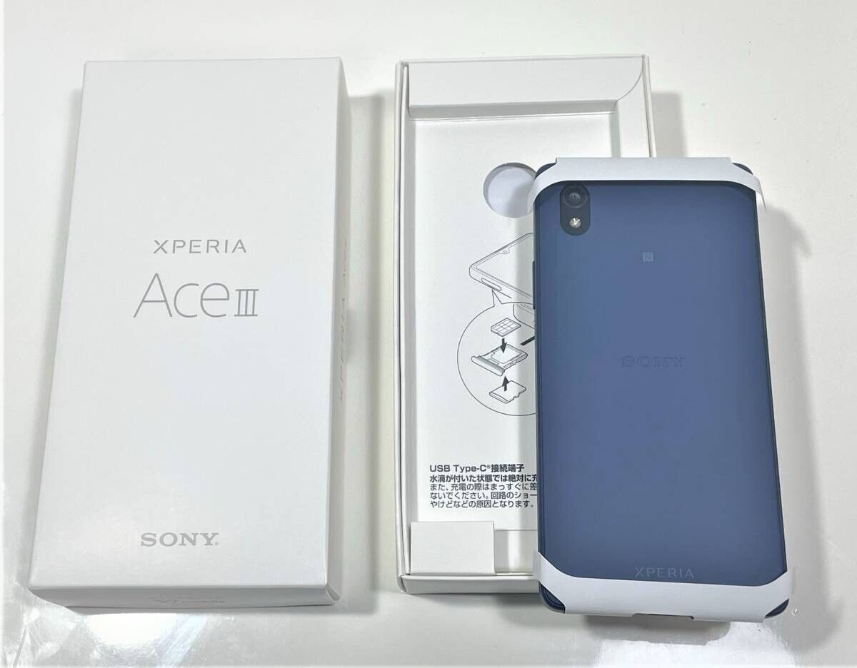 SONY XPERIA ACE III 3 A203SO Android SmartPhone UNLOCKED Blue JPN 