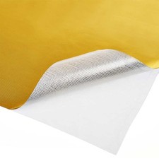 Gold Aluminized Heat Shield Mat Adhesive Backed Heat Barrier Insulation 40 47in