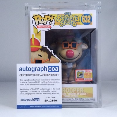 Funko Pop Autogramm signed Banana Splits Drooper Dan Owen SDCC ACOA #632