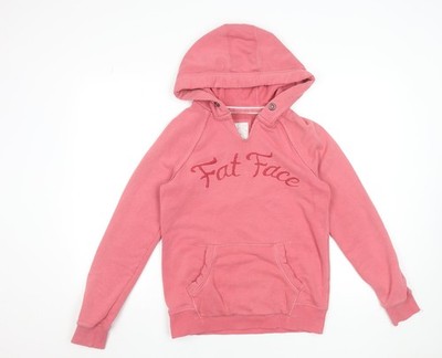Pullover Hoodie Damen UK 10 Regular Fat Face Rosa