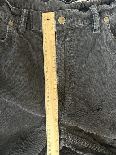 Polo Ralph Lauren Pants Mens 38x32 Black Corduroy Stretch 650 Straight 958 - Picture 9 of 9