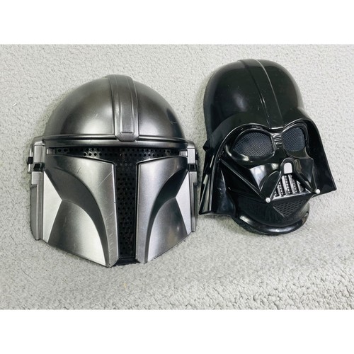 Star Wars Mandalorianer und Darth Vader Halbmasken Halloween Kostüm Erwachsene - Bild 3 von 9