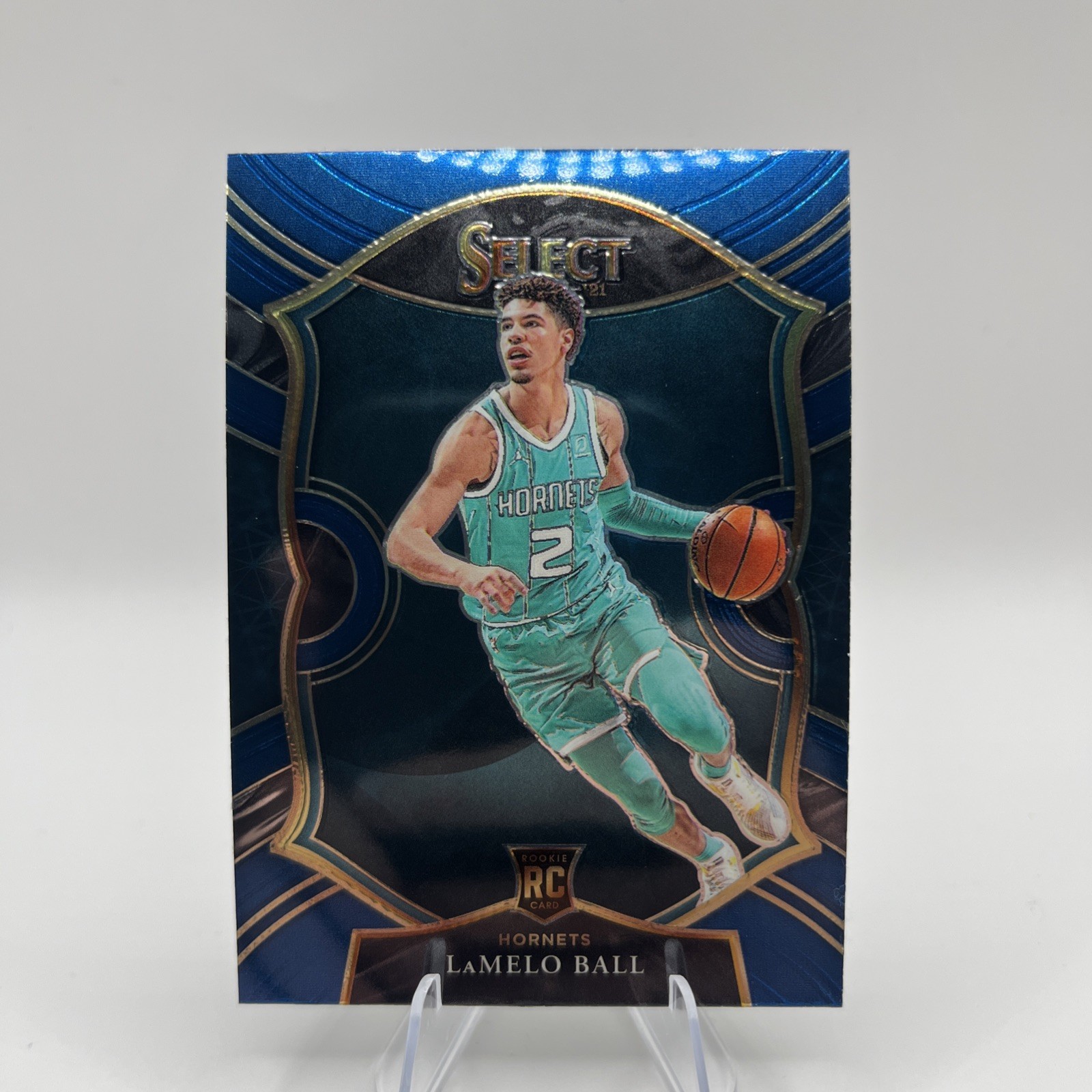 2020-21 Panini Select - Concourse LaMelo Ball #63 Blue Prizm (RC)
