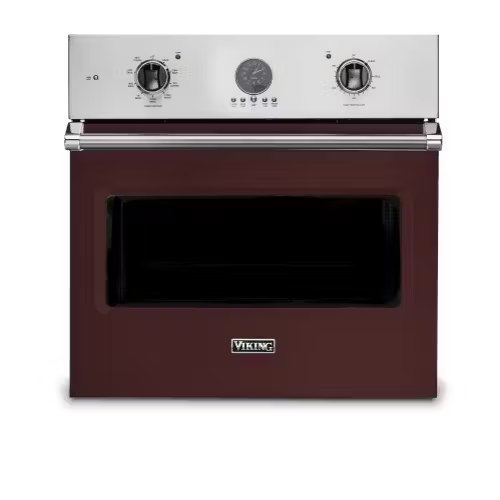 Viking 30 Inch Built-In Single Electric Convection Oven in Kalamata Red
