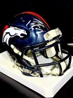 Peyton Manning Signed Mini Helmet Denver Broncos Fanatics Certified