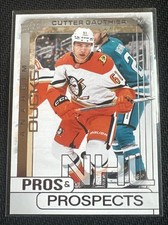 Cutter Gauthier Rookie #PP-22 2024-25 Upper Deck Pros and Prospects Anaheim