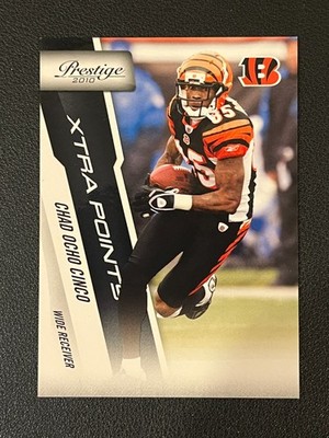 Chad Ocho Cinco Johnson 2010 Panini Presitge Xtra Points /10 Bengals 43
