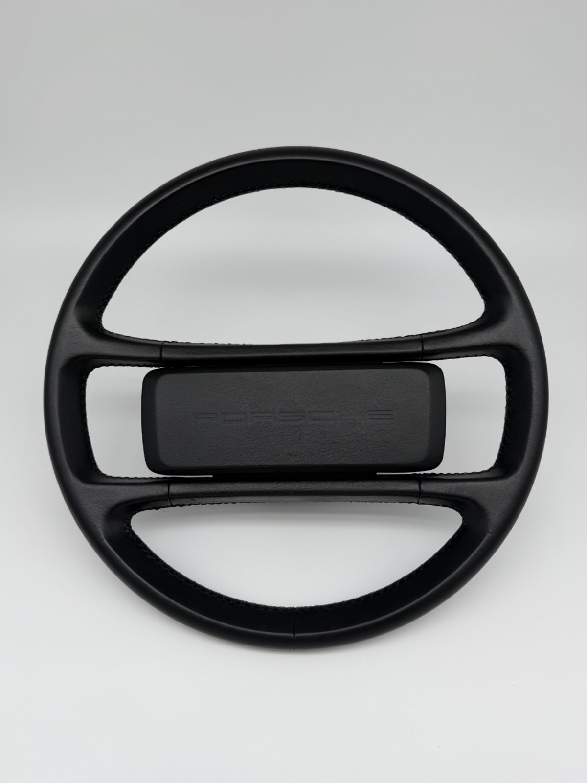 Original Porsche 85-89 911 930 964 Steering Wheel BLACK