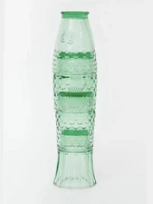 New Green Stackable Fish Design Glass Set Of 4