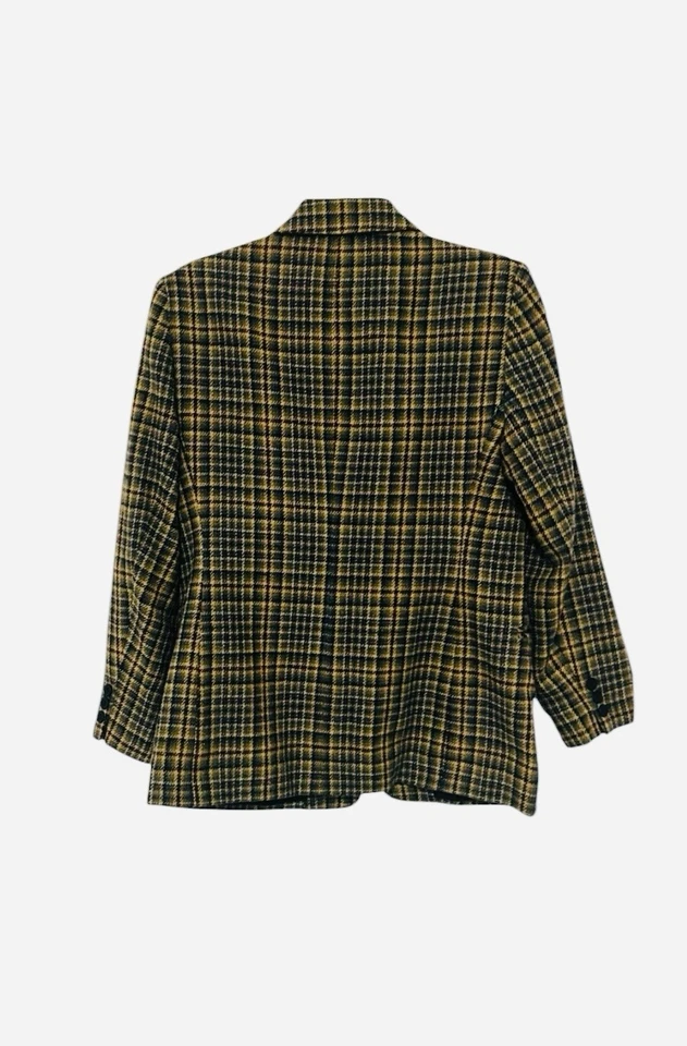 Vintage Worthington Womens Plaid Blazer Size 6P Preppy Academia Schoolgirl Retro - Image 4 of 4