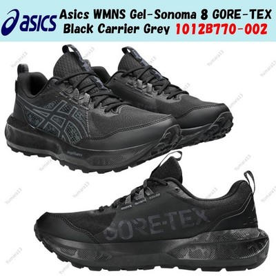 Asics WMNS Gel-Sonoma 8 GORE-TEX Black Carrier Grey 1012B770-002 Damen Gr.