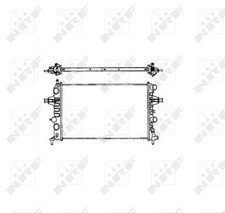 NRF 58176 Radiateur, Refroidissement Moteur Pour OPEL