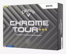 NEW Callaway Chrome Tour Triple Diamond Golf Balls White 12 Pack High Perform