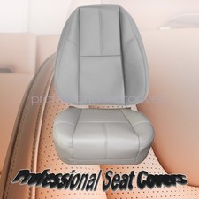 Driver Side Leather Seat Cover Light Gray For 07-14 Chevy Silverado Gmc Yukon Driver Side Leather Seat Cover Light Gray For 07-14 Chevy Silverado Gmc Yukon