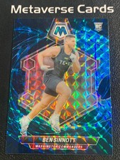 2024 Panini Mosaic Rective Ben Sinnott RC Rookie Blue Prizm Commanders