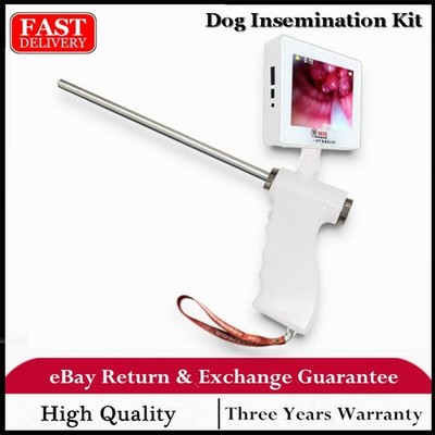 Visual Artificial Insemination Gun Dog Insemination Kit 5MP Camera 360° Screen *