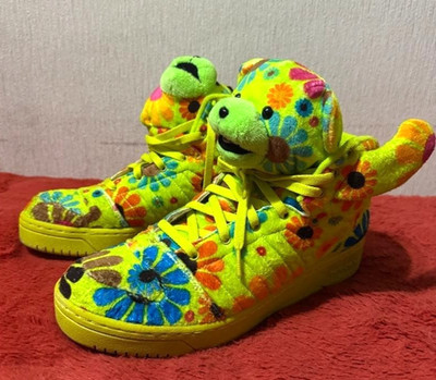 Used ADIDAS×JEREMY SCOTT Adidas JS Bear Flower Power Size 11 | eBay