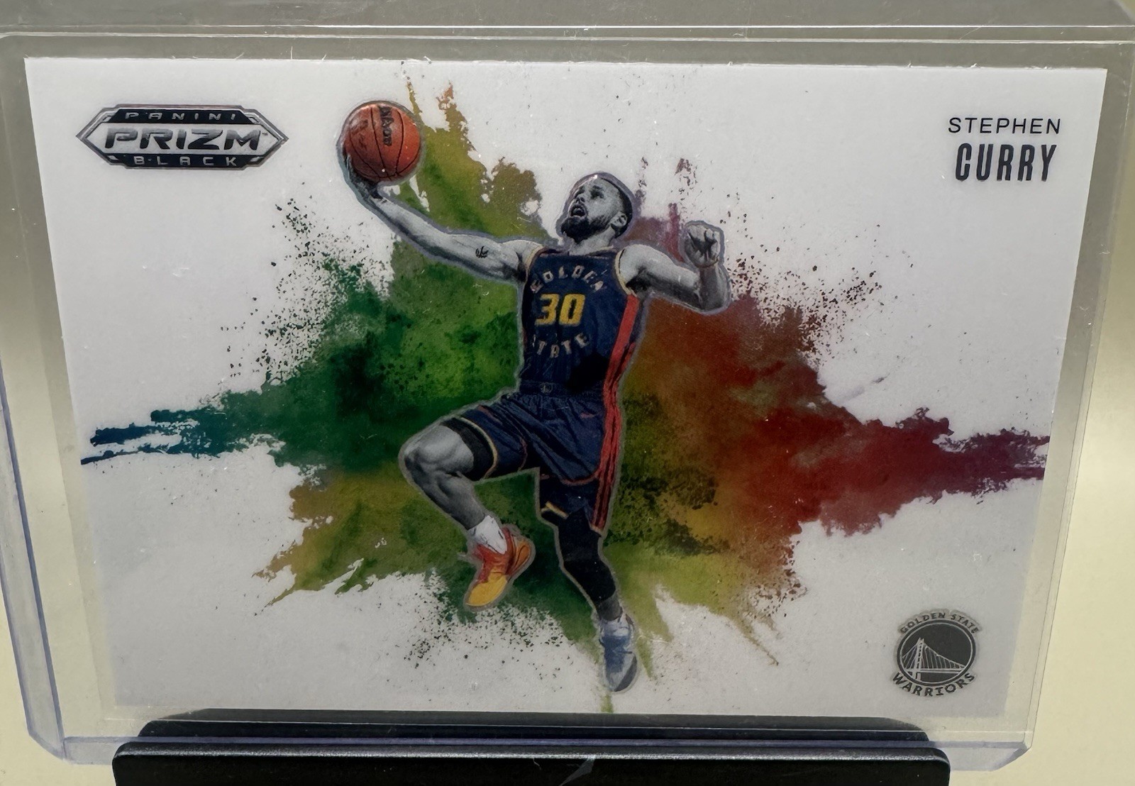 Stephen Curry Color Blast 🎨💥 Case Hit SSP 2024-25 Panini Prizm Black Warriors