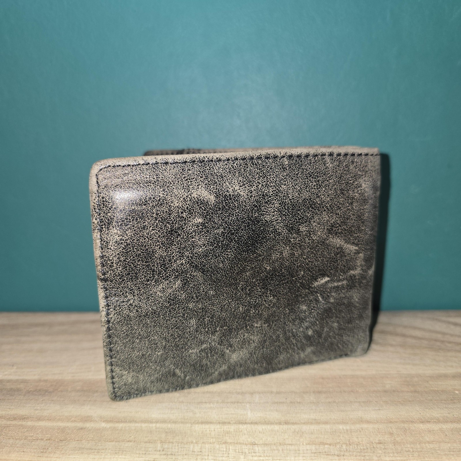Animal Leather Bifold Wallet w/ Coin Pocket & Card Holder image 5