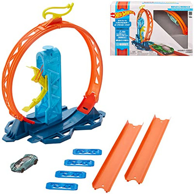 Hot Wheels Track Builder Loop Kicker Pack enthält 1 Minicar GLC90
