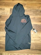NEW The Original Muk Luks Large Hoodie Stretch Fleech Jacket Navy Blue Discover