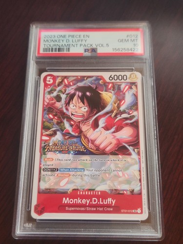 Monkey.D.Luffy graded PSA 10 for sale on eBay