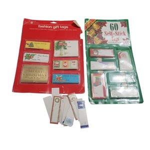 Lot Of Assorted Vintage Christmas Gift Name Tags 50+