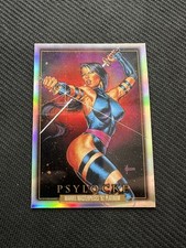 2024 Upper Deck Marvel Masterpieces '92 Platinum Psylocke Rainbow #65 X-Men B408