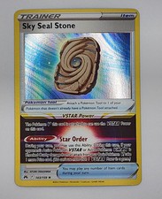 Pokemon TCG Sky Seal Stone 143/159 Crown Zenith Holo Rare - NM